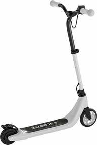 HOMCOM E-Scooter, trotinetă electrică, autonomie 6 km, de la 6 ani, cadru din oțel, negru+alb, 76 x 53 x 95cm | Aosom Romania