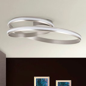 Plafoniera, Lustra aplicata dimabila Circus satin chrome