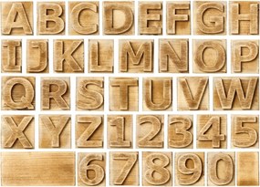 Fototapet, Block Letters, Rebel Walls