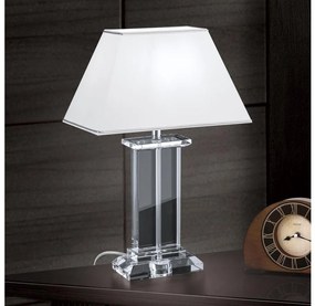 Orion LA 4-1202 - Lampă de cristal de masă VERONIQUE 1xE27/60W/230V alb/crom