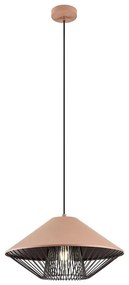 Redo 01-3005 - Lustră suspendată pe cablu GRILL 1xE27/42W/230V Ø 39,6 cm negru/maro