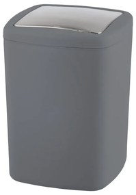 Coș de gunoi Wenko Barcelona L, înălțime 28,5 cm, gri antracit