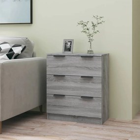 vidaXL Dulap, sonoma gri, 60x30x70 cm, lemn prelucrat