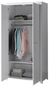 Dulap Vipack Erik, lățime 99 cm, alb