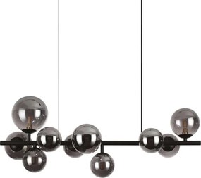 Ideal Lux - Abajur de schimb pentru candelabru/corp de iluminat/lampă PERLAGE Ø 15 cm fumuriu