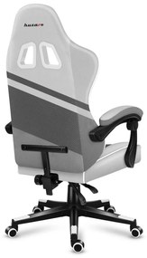 Fotoliu gaming Fusion 4.4 (alb + gri). 1087474