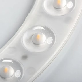 Kanlux 18123 - Lampă de tavan LED FOGLER cu senzor de mișcare, 17 W, 230 V, Ø 33 cm