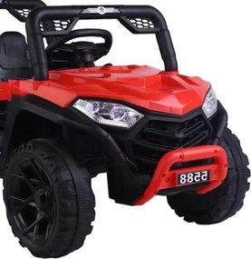 Masinuta Electrica cu acumulator pentru copii NOVOKIDS™ Buggy Mini UTV, Cu faruri luminoase, Telecomanda, 3-7 ani , max 30 kg, 3 Viteze, Lungime 110