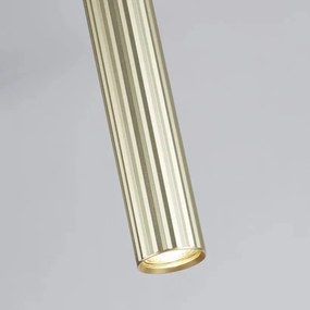 Pendul din aluminiu canelat Anna auriu