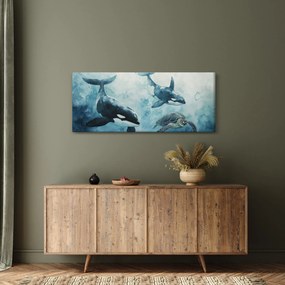 Tablou - Pictură subacvatică (120x50 cm)