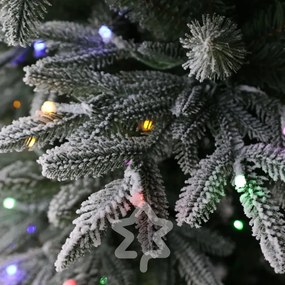 Molid înzăpezit 600 LED 210 cm