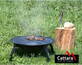 Vatră cu grătar și capac Cattara Vesuv, ø 48 cm