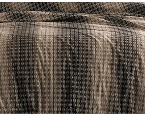 BedTex Lenjerie de pat din bumbac Oberon maro, 220x 200 cm, 2 bucăți 70 x 90 cm