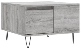 vidaXL Măsuță de cafea, gri sonoma, 55x55x36,5 cm, lemn prelucrat