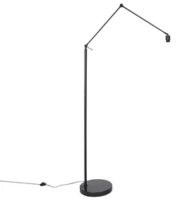 Lampa de podea moderna neagra ajustabila - Editor