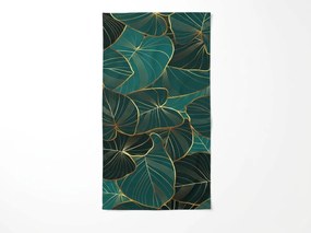 Prosop de plaja XXL cu uscare rapida VERDARA verde 150 x 210 cm, 100% microfibra