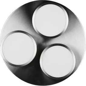 Trio - Plafonieră LED dimabilă FRANKLIN 3xLED/8,5W/230V Ø 35 cm crom