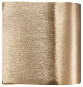 Nordlux - Aplica de perete CANTO pentru exterior, 2x LED, 6W, 230V, IP44, alamă