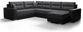 Colțar în formă de U Glide 3 (Gri închis + Negru) (S). 1057120