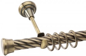 Galerie simpla Fulda teava twister aur antic 25mm (Alege marime: 120 cm)