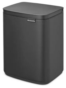 Cos pentru gunoi Brabantia Bo Small 1008868, 7l, Deschidere lina si silentioasa, Gri