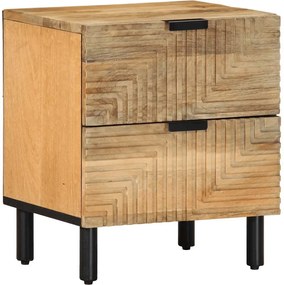 vidaXL Noptiera maro 40x33x46 cm lemn masiv de mango