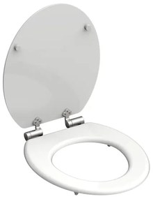 Schütte 84100-A - Capac WC cu închidere lentă SoftClose, din MDF, alb