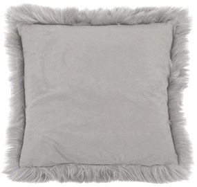 Pernă Tiseco Home Studio Sheepskin, 45 x 45 cm, gri