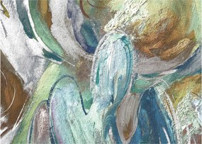 Tablou pe sticlă - Pictura figura abstractă (70x50 cm)