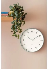 Karlsson 6011BL design ceas de perete albastru, diametru 40 cm