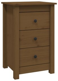 813705 vidaXL Noptieră, maro miere, 40x35x61,5 cm, lemn masiv de pin