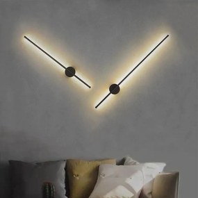 Aplica LED R9121-800 – 17 W, finisaj negru, cu 3 temperaturi de lumină