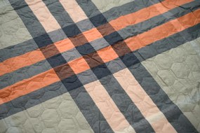 Cuvertura de pat PLAIDORY HEXAGON, verde Dimensiune: 170 x 220 cm