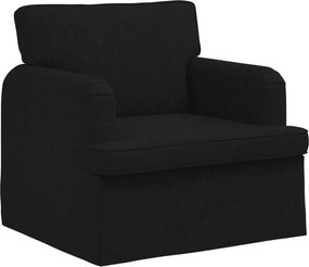 vidaXL Canapea Negru 84 x 80 x 85 cm țesătură