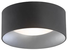 Plafoniera moderna design circular MOHITO negru/argintiu