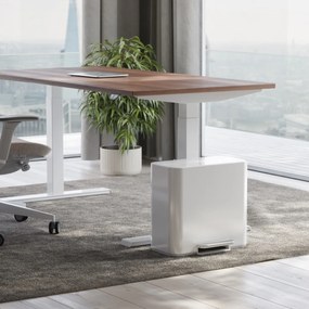 Simplehuman Mini coș de gunoi cu pedală pentrusortarea deșeurilor 15 l, alb