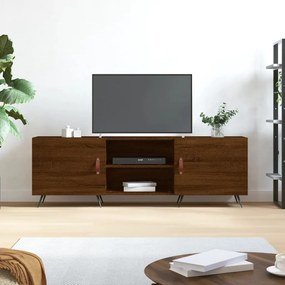 829075 vidaXL Comodă TV, stejar maro, 150x30x50 cm, lemn compozit