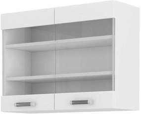 Dulap superior de bucătărie Oran 80 GS 60 2F (alb). 1033037