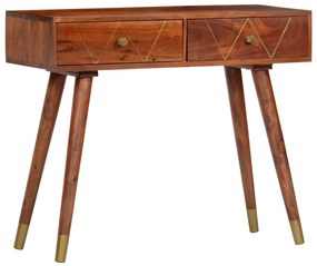 vidaXL Masă consolă, 90 x 35 x 76 cm, lemn masiv de acacia