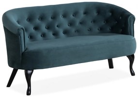 Canapea Mada, Albastru verzui, 140x74x68 cm