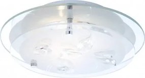 Plafoniera moderna cristal 1 bec E27 Brenda 40409 Globo