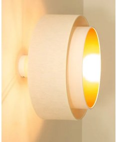 Lustră aplicată NATIA, 1xE27/60W/230V, Ø 45 cm, albă