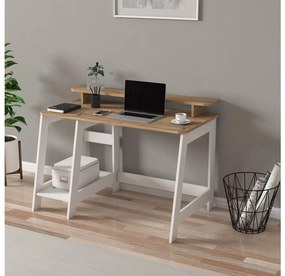 Masă PC Cantry (Stejar alb). Promo -17%. 1107721