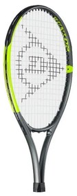 Racheta de tenis pentru copii si incepatori Dunlop™ SX Junior 27 PRO, Din aluminiu, Lungime 68.6 cm, 12 ani plus, Negru cu Verde