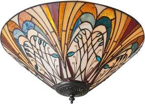 Endon 70241 - Plafonieră Tiffany HECTOR 2xE27/60W/230V Ø 40 cm