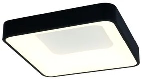 Brilagi - Plafonieră LED dimabilă FALCON II LED/80W/230V 40x40 cm neagră + telecomandă