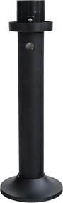 BRILAGI - Stâlp de iluminat pentru exterior cu senzor HARBOR 1xE27/40W/230V 50 cm IP33 negru