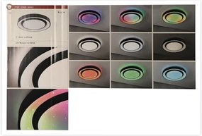 Plafonieră dimabilă LED RGBW/38,5W RAINBOW 230V Paulmann 70545 + telecomandă
