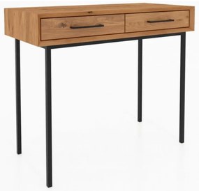 Masă de toaletă din lemn de stejar 97x45 cm Abies – The Beds