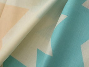 Lenjerie de pat din bumbac Renforce DIAGRAM crem Dimensiune lenjerie de pat: 2 buc 70 x 90 cm | 200 x 220 cm